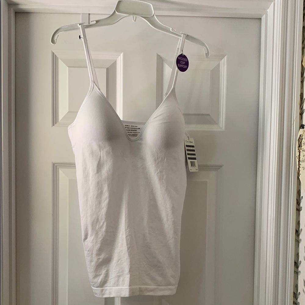 Carrie Amber 2X White shapewear Camisole